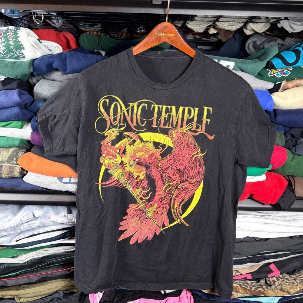 Sonic Temple 2023 Festival TShirt Black Tool Avenged Sevenfold Kiss Foo Fighters